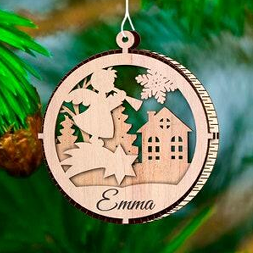 Layered Christmas Ornaments