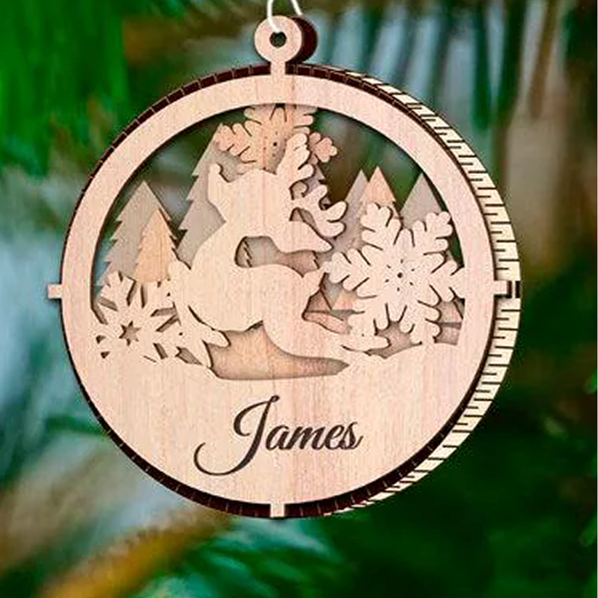 Layered Christmas Ornaments