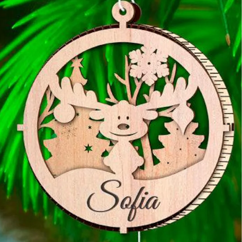 Layered Christmas Ornaments