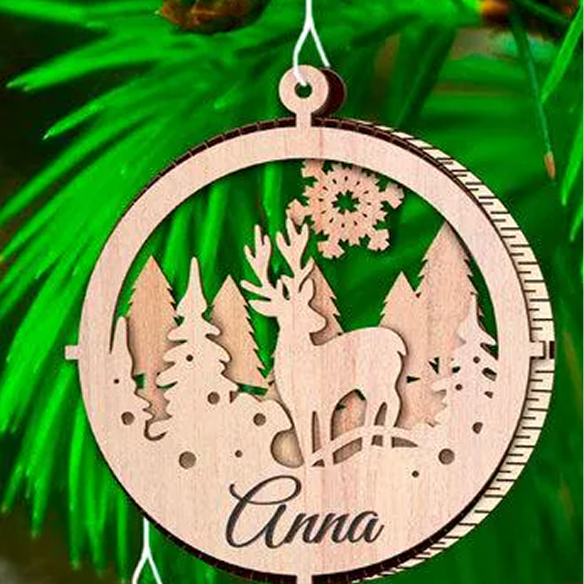 Layered Christmas Ornaments