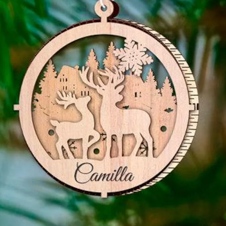 Layered Christmas Ornaments