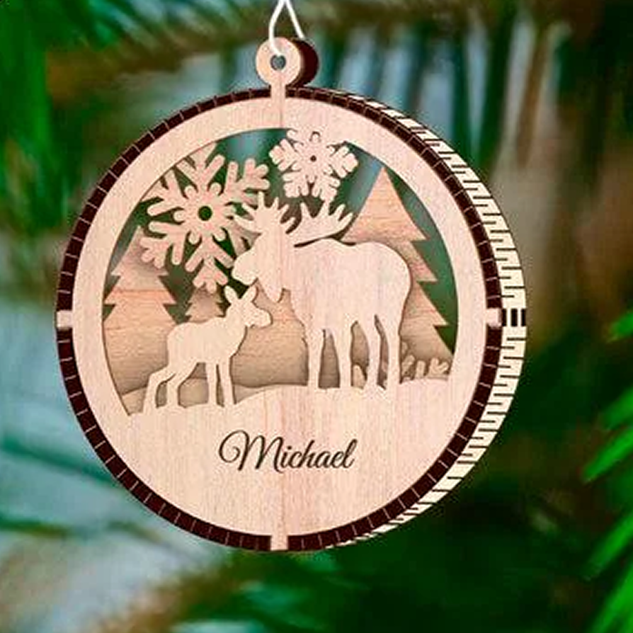 Layered Christmas Ornaments