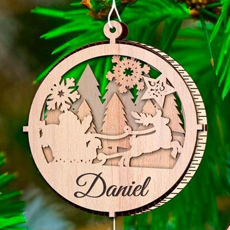 Layered Christmas Ornaments