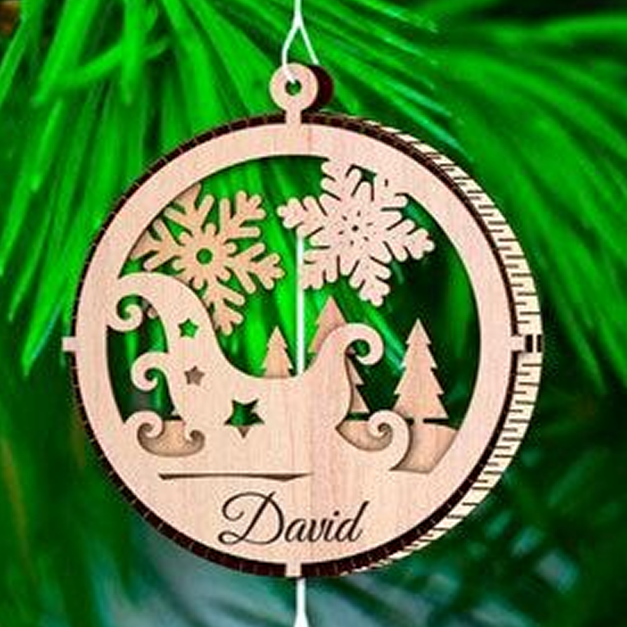 Layered Christmas Ornaments