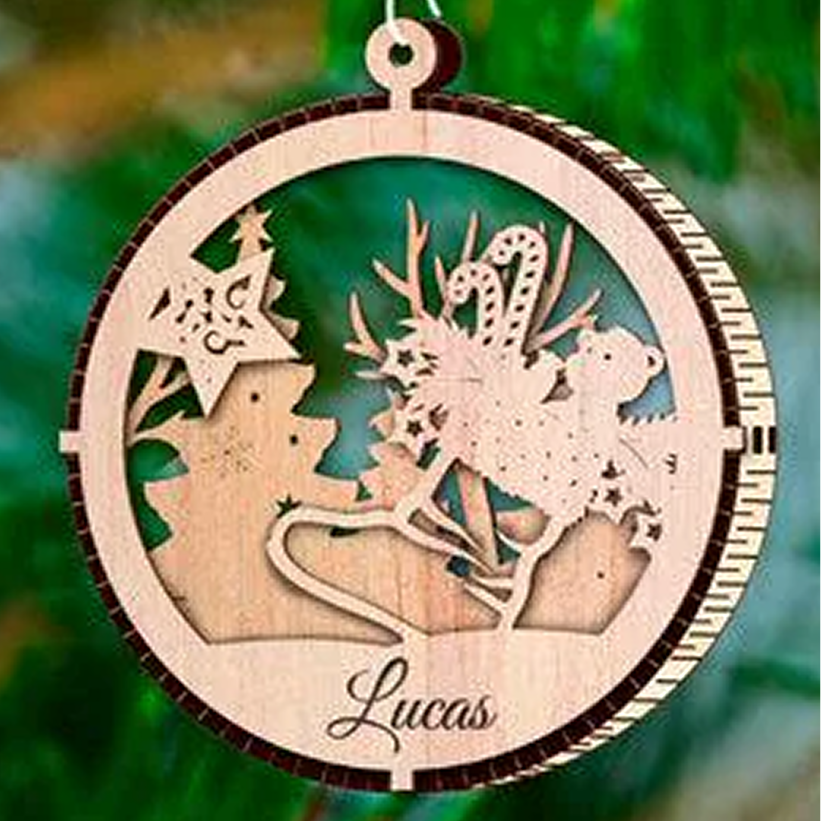 Layered Christmas Ornaments