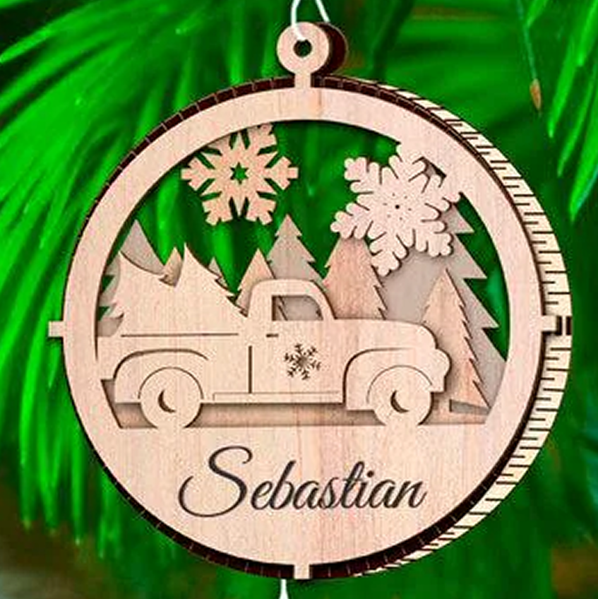 Layered Christmas Ornaments