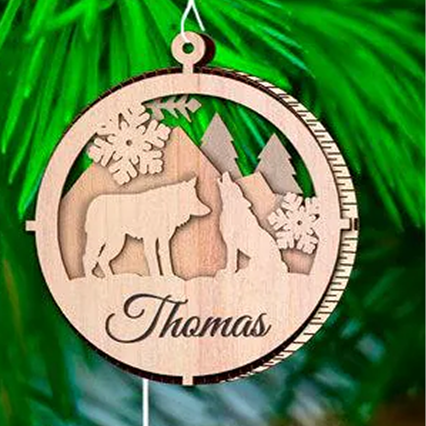 Layered Christmas Ornaments